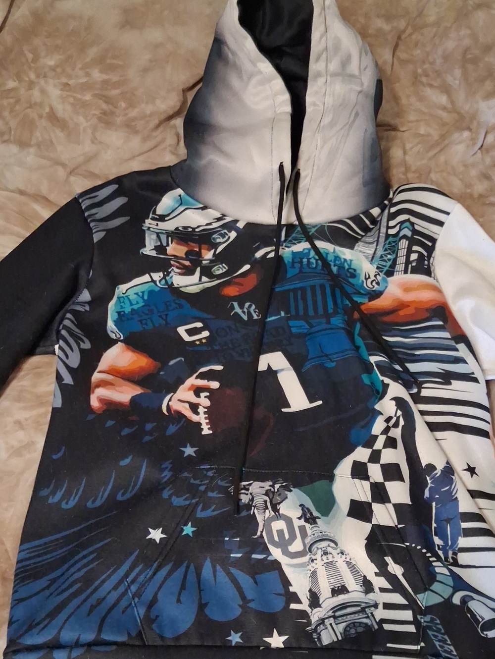 Boy's Custom Eagles Hoodie